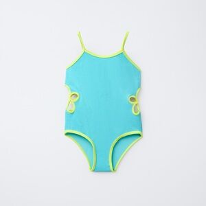 ZARA Girls One-Piece Swimsuit • Size 8–9